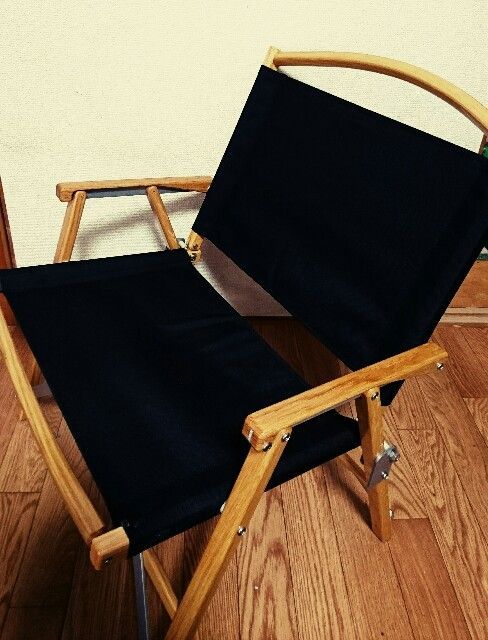 キャンパー心をくすぐるカーミットチェア。組み立て簡単。張替え