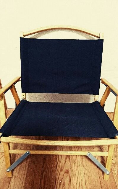 キャンパー心をくすぐるカーミットチェア。組み立て簡単。張替えで自分