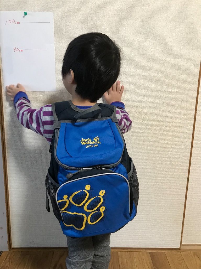 幼稚園用リュックにJackWolfskin (ジャックウルフスキン)リトルジョー