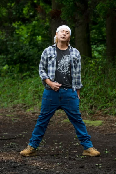 ヒロシ　164 野外洋袴ヒロシさん特別バージョン　XL キャンプ芸人・ヒロシさんがアレンジしたアウトドアデニム「NO