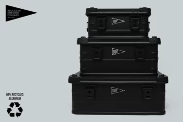 ★入荷未定★アルミコンテナ　Mサイズ　46L★ ブルックリンアウトドアカンパニー ブルックリンアウトドアから「リサイクルアルミコンテナボックス